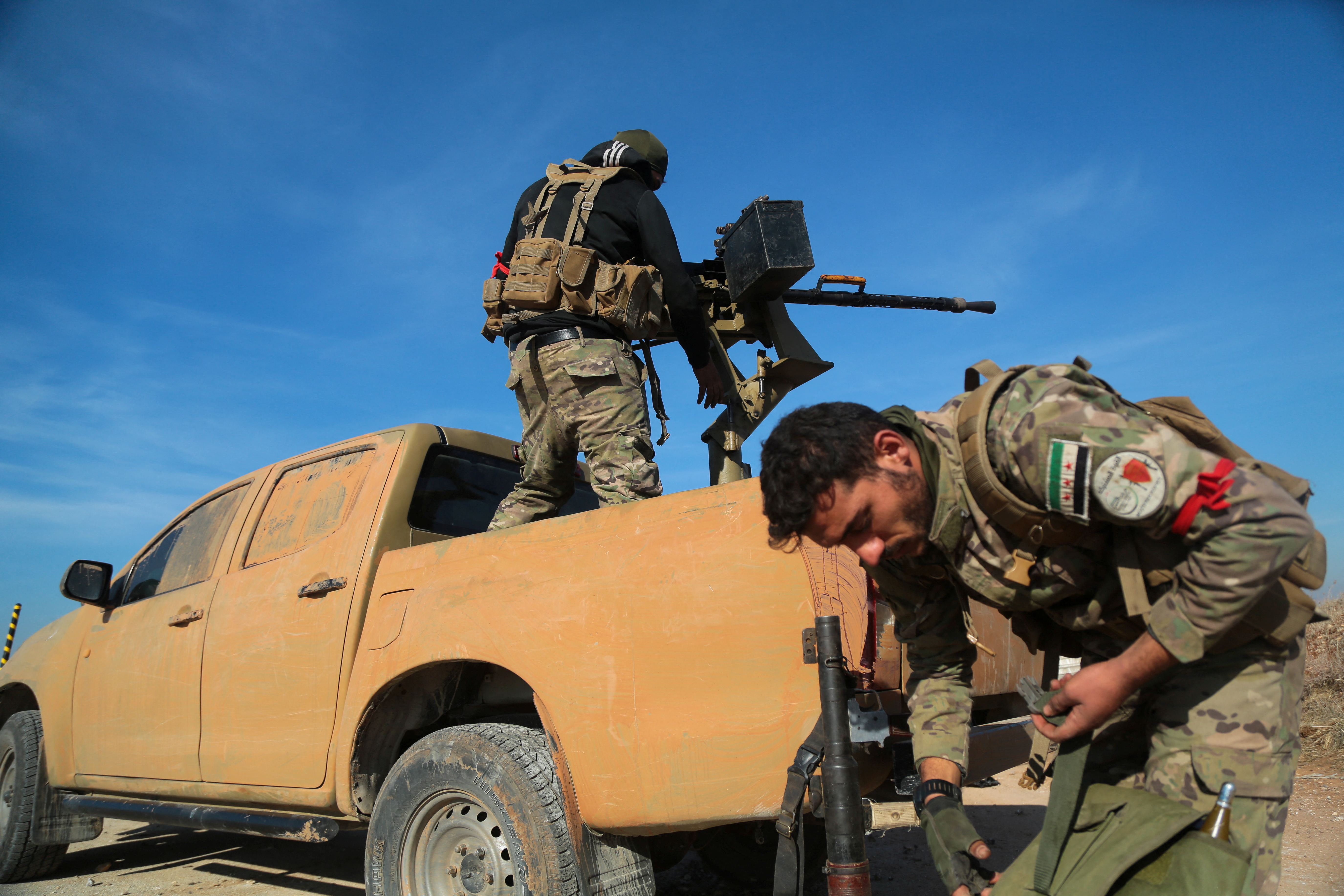 image US-backed group fights Syrian army as reignited conflict spreads