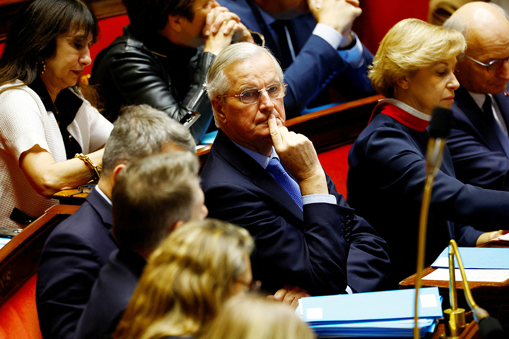 image Decision time in France as lawmakers look set to oust Barnier&#8217;s government