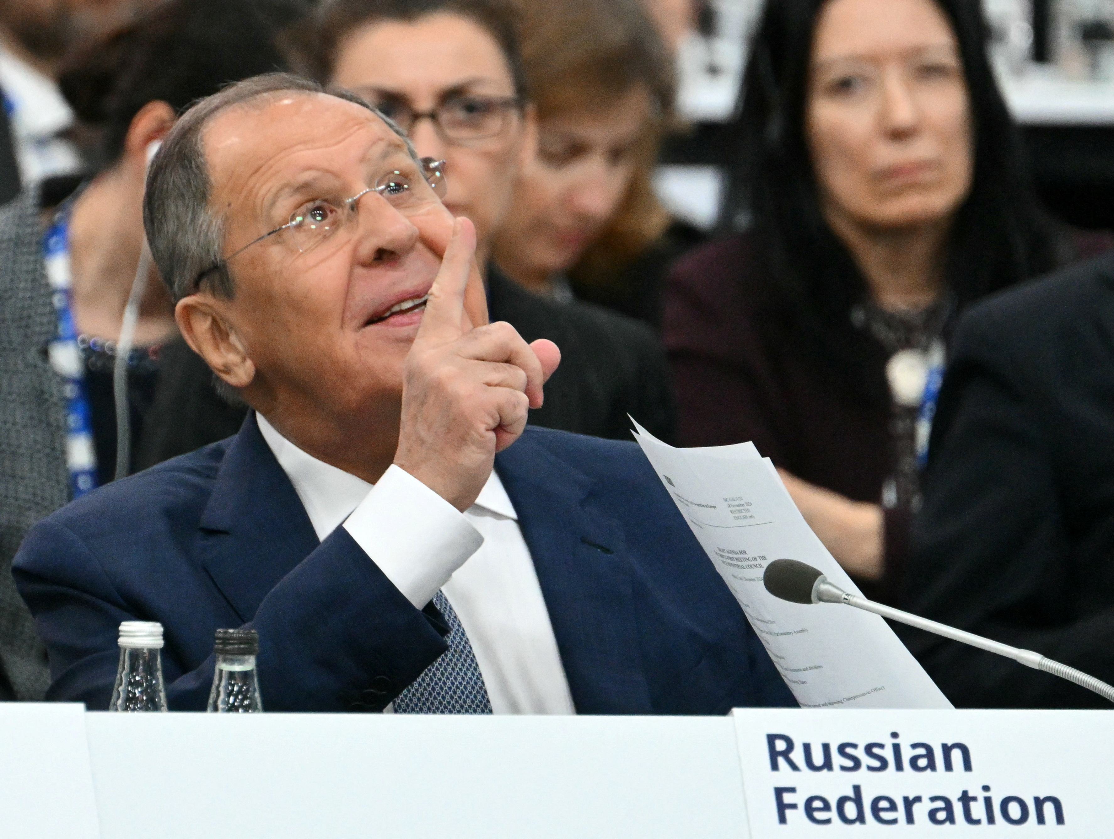 image Western states assail Russia&#8217;s Lavrov over Ukraine at OSCE meeting
