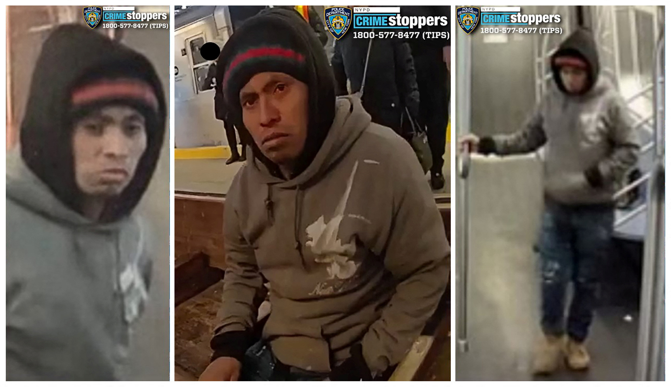 image Woman killed when set on fire on New York subway train
