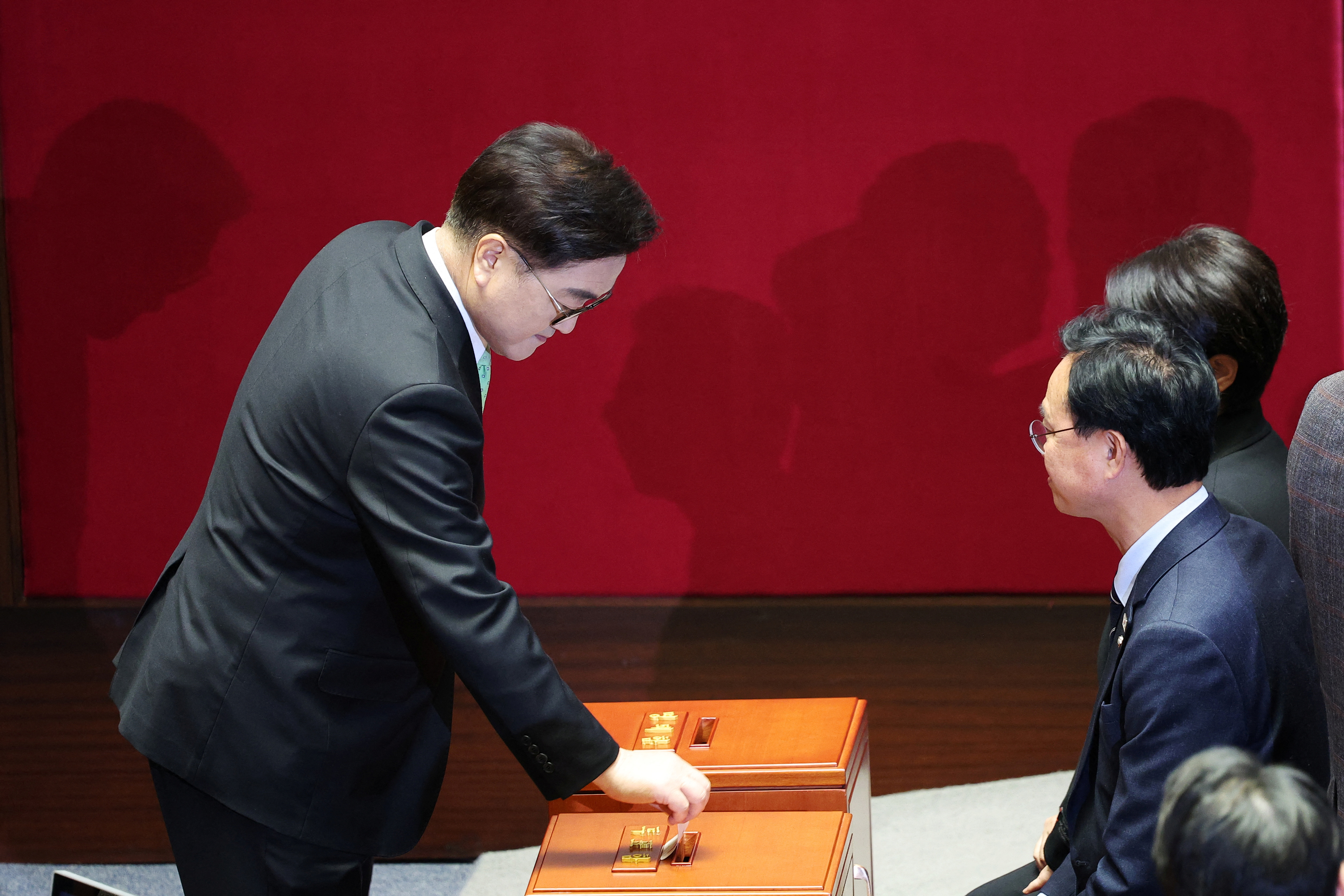 image South Korea parliament majority votes to impeach acting president Han