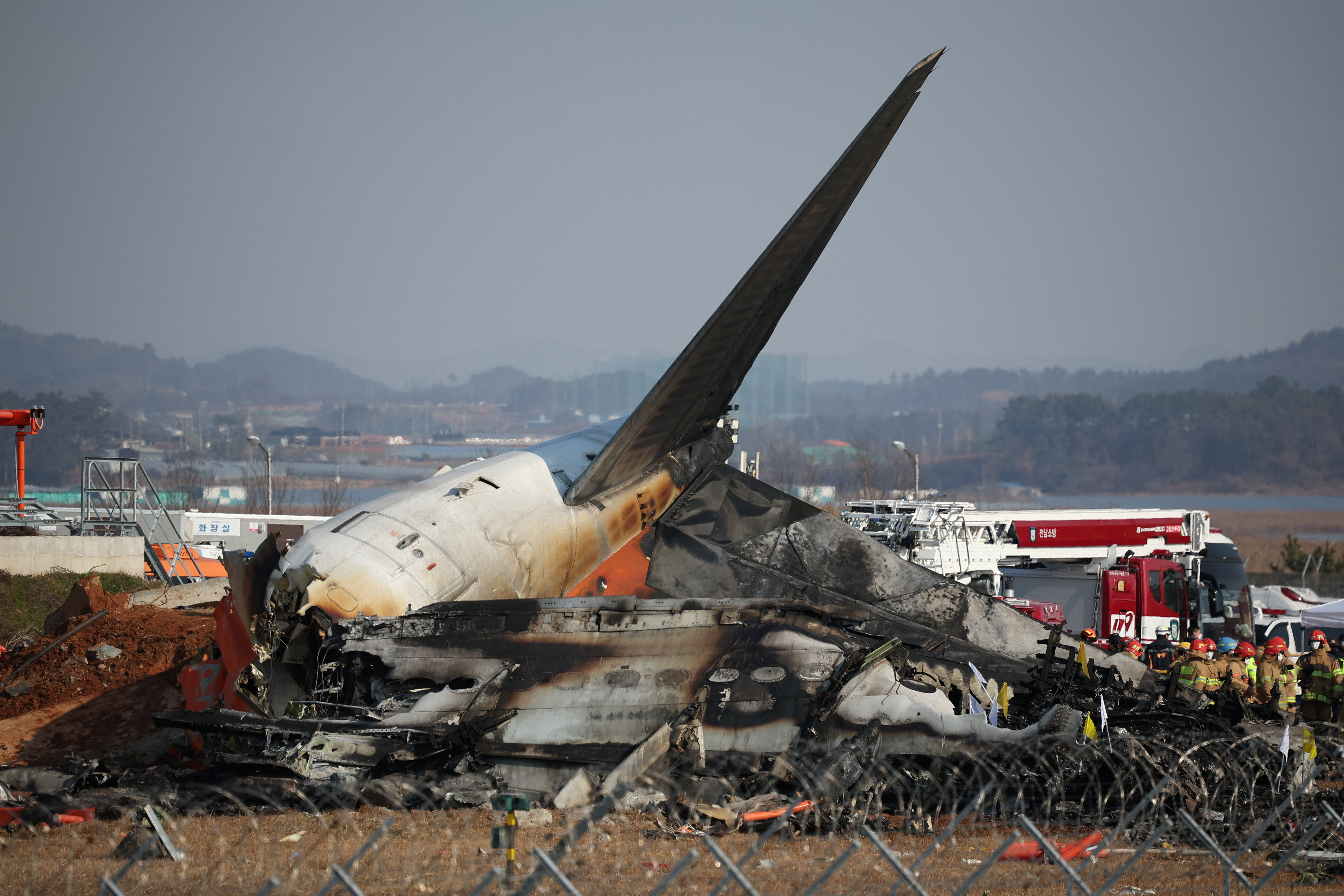 image Fiery plane crash kills 179 in worst airline disaster in South Korea