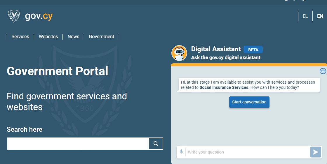image AI digital assistant launched on government portal