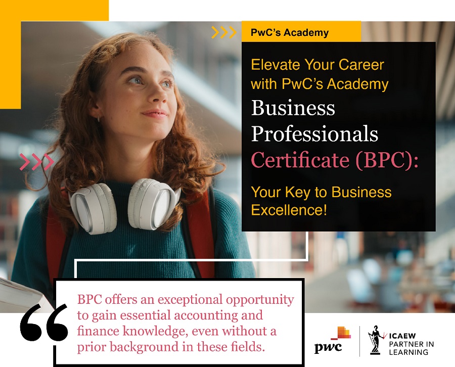 image Elevate your career with PwC&#8217;s Academy Business Professionals Certificate (BPC): Your key to business excellence!