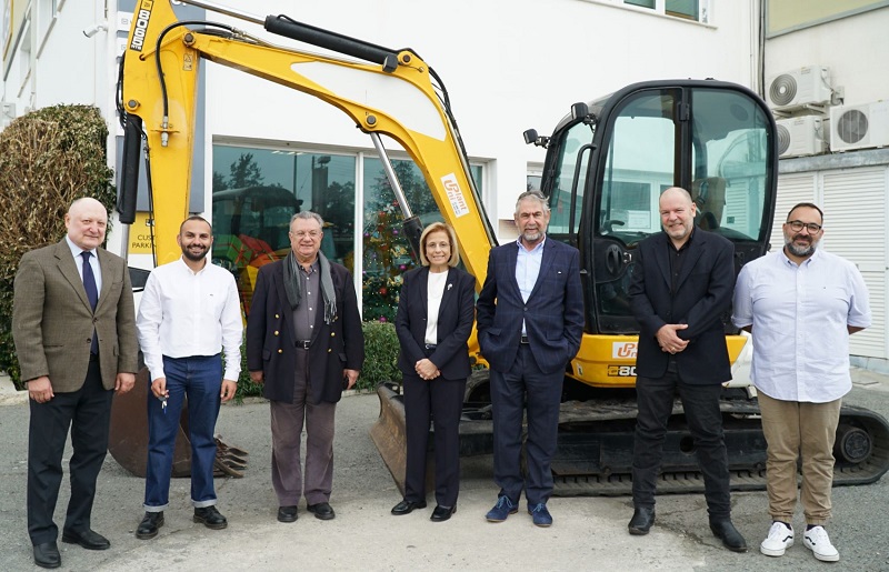 image Stelios Philanthropic Foundation donates excavating equipment to CMP