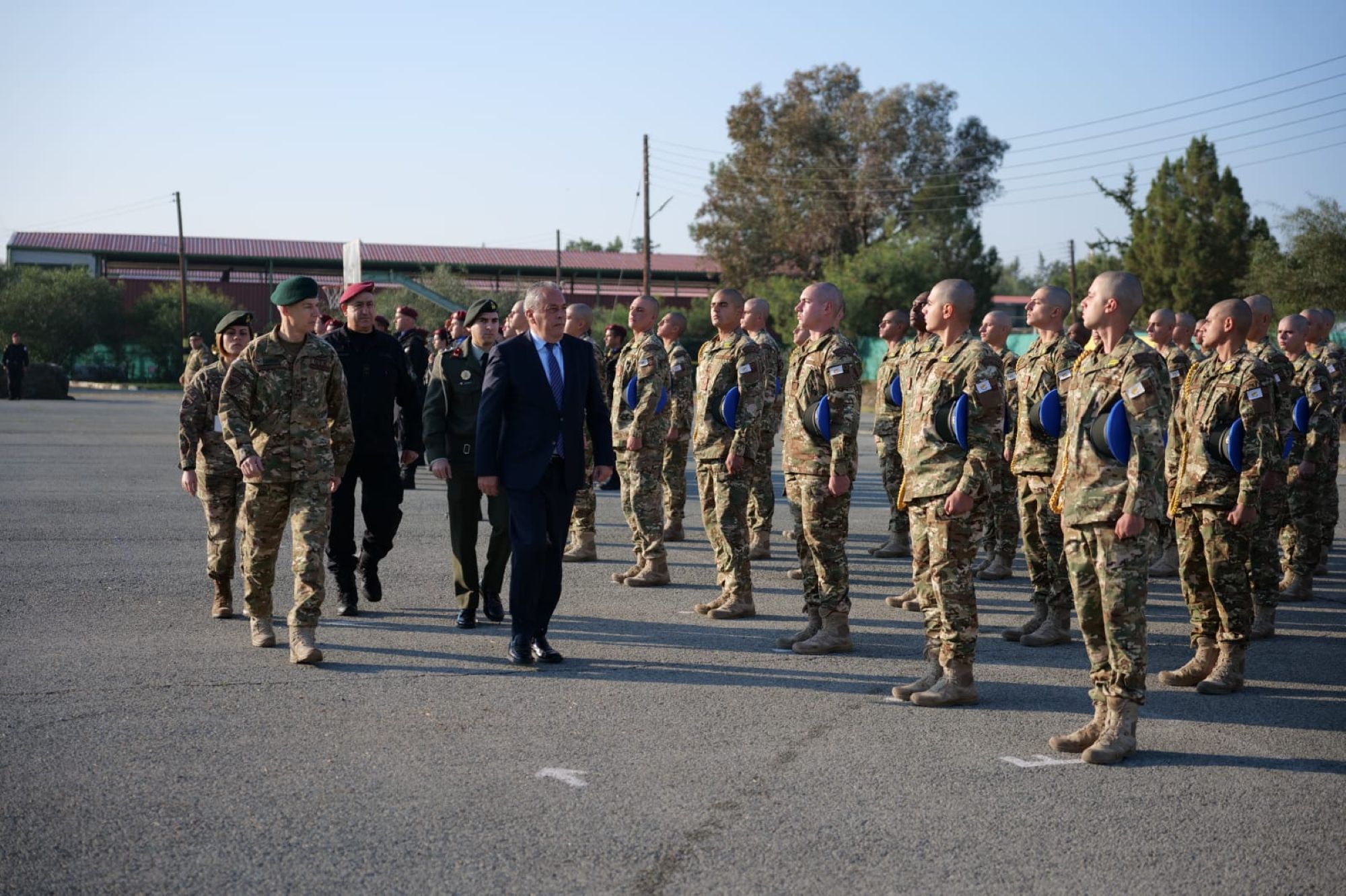 image Defence minister congratulates military police graduates
