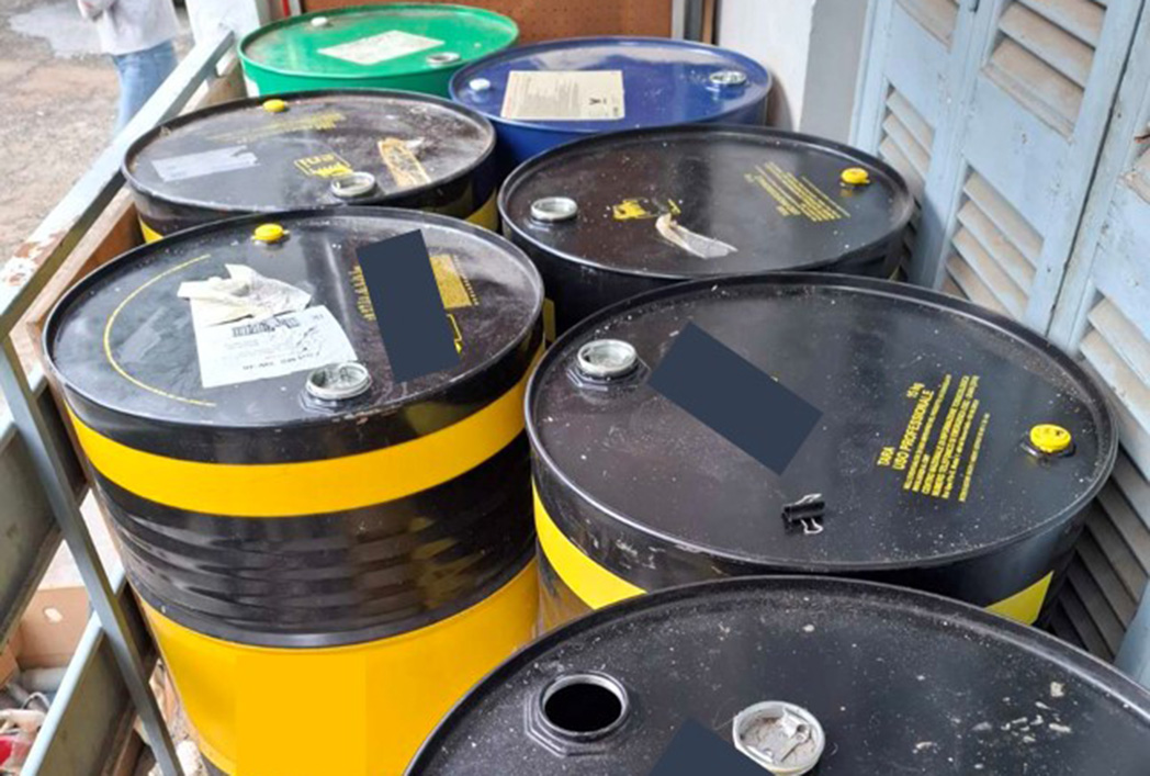 image Over 1,000l of petrol from north found in house