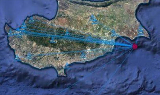 image Magnitude 4 earthquake rattles Larnaca overnight