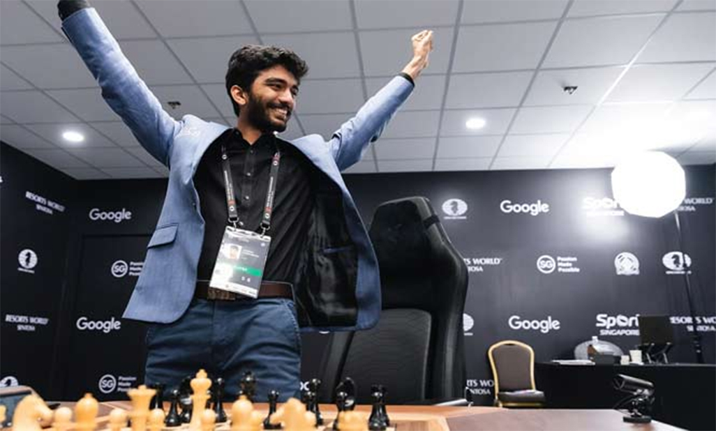 image India&#8217;s Gukesh beats China&#8217;s Ding to become youngest world chess champion