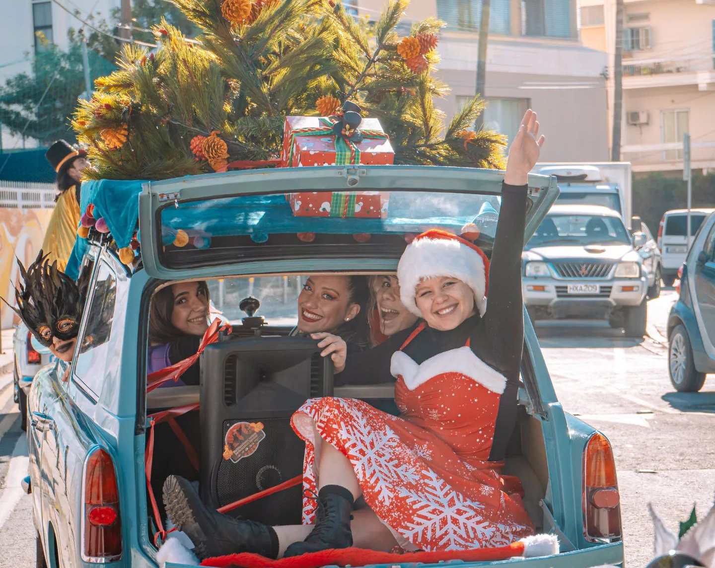 image Christmas parade in the heart of Nicosia