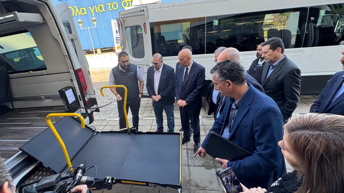 image Four new buses for those with disabilities handed over