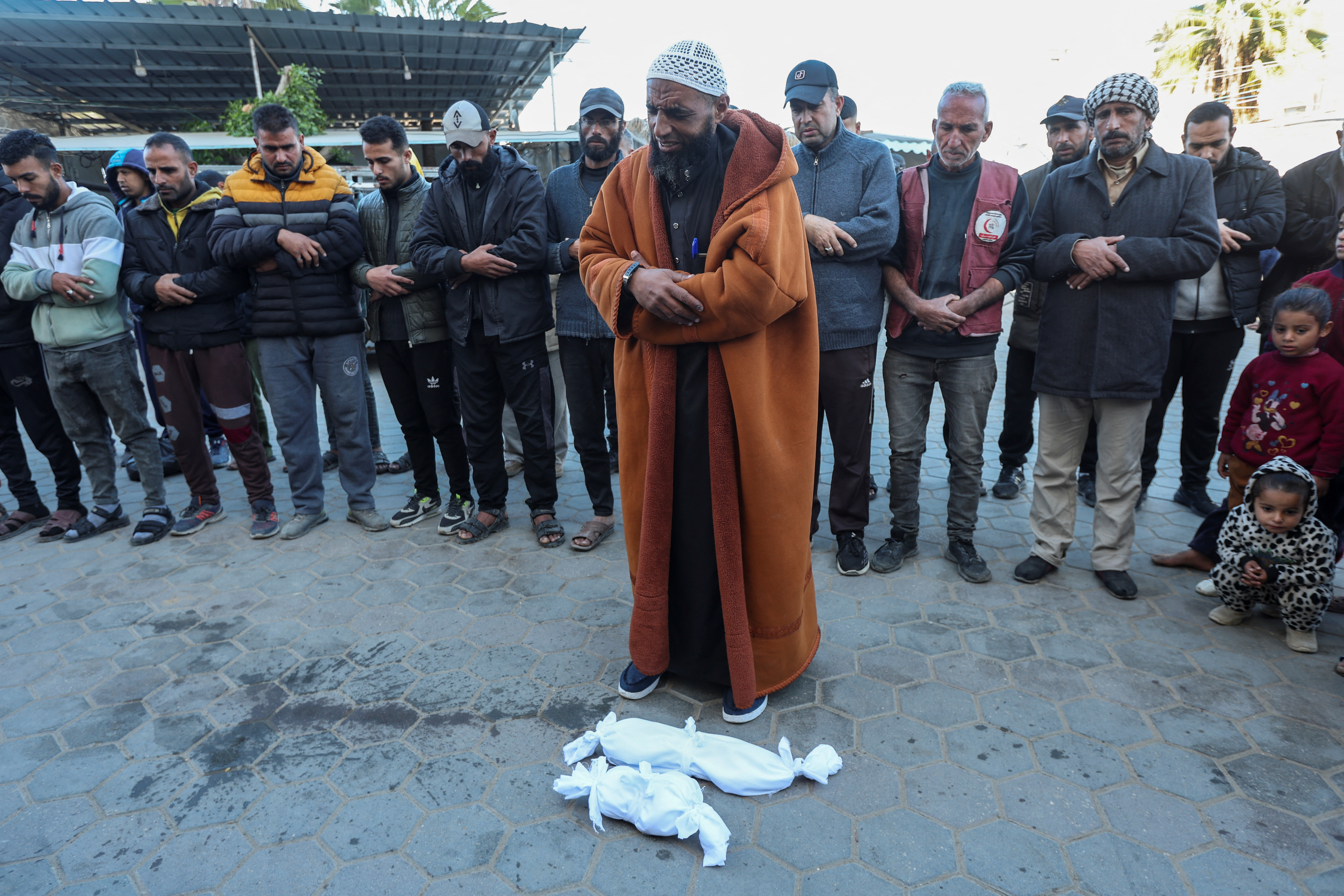 image Displaced Gaza newborn freezes to death and twin fights for his life as rain floods tents