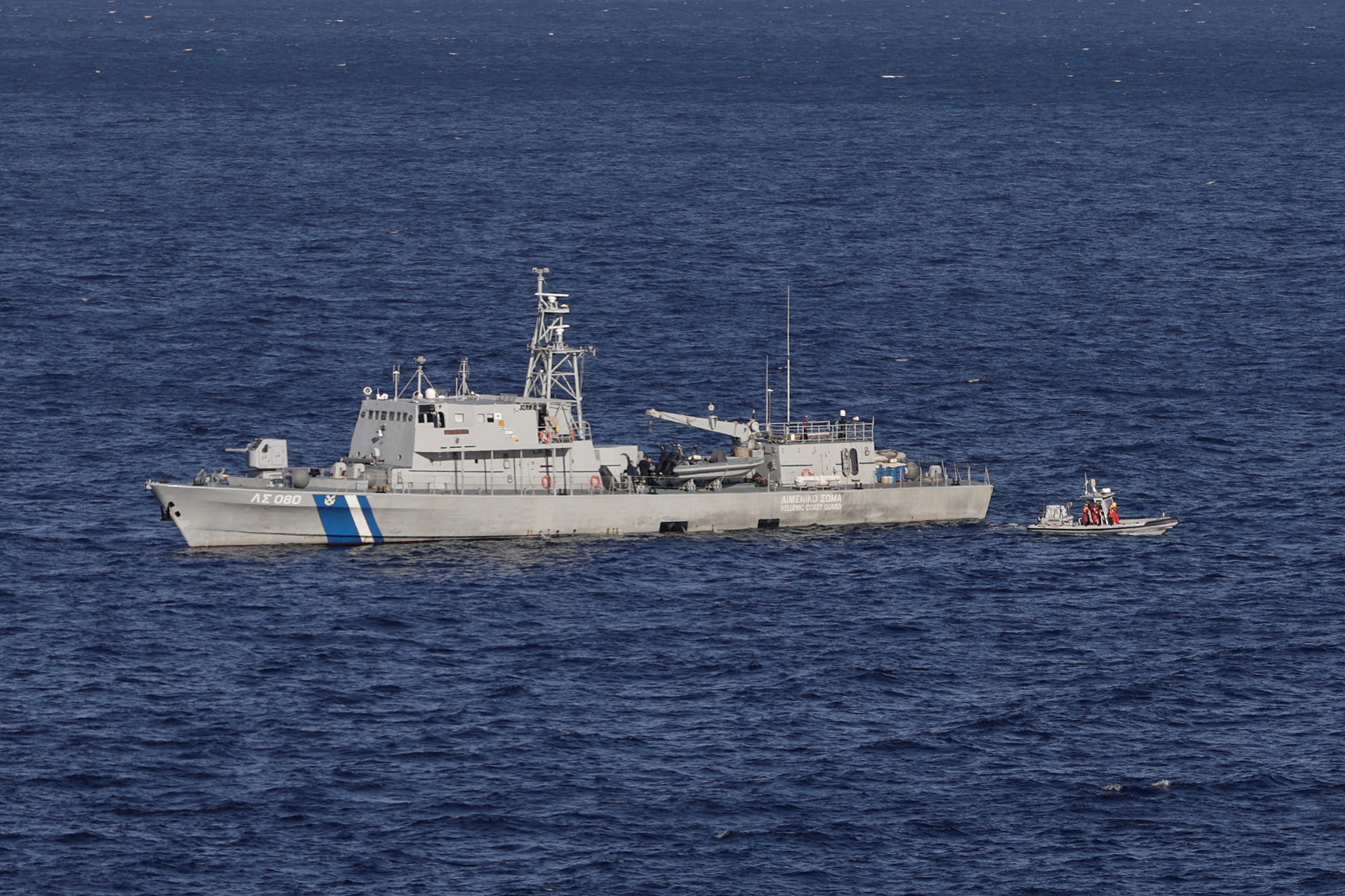 image Five die after migrant boat capsizes off Greek island, many feared missing