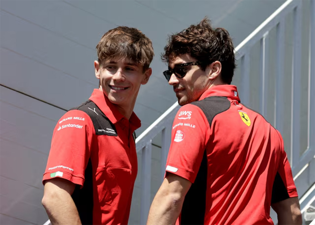 image Oh brother, Leclerc and Leclerc in F1 practice first at Ferrari