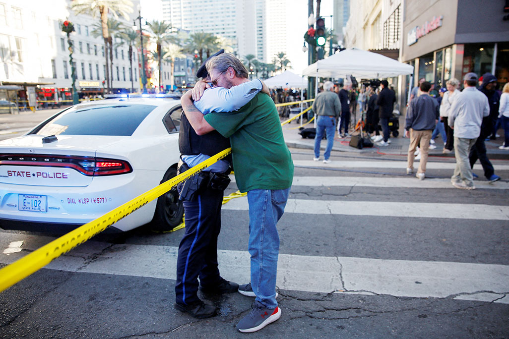image Police probe motive in New Orleans truck rampage