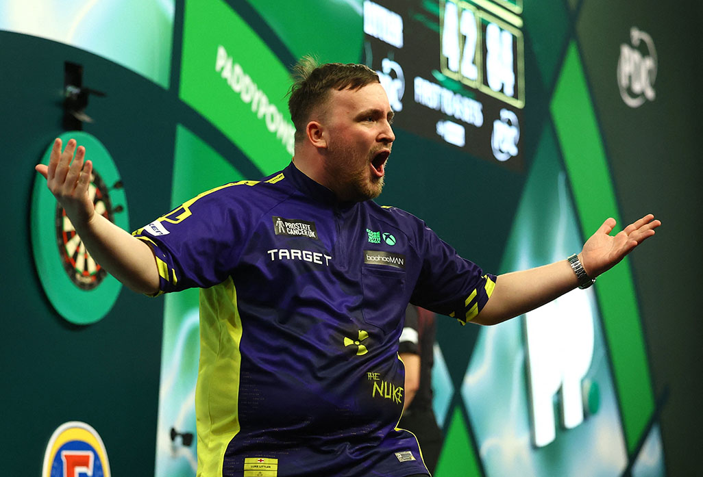 image Littler beats &#8216;The Bullet&#8217; to set up final showdown with van Gerwen