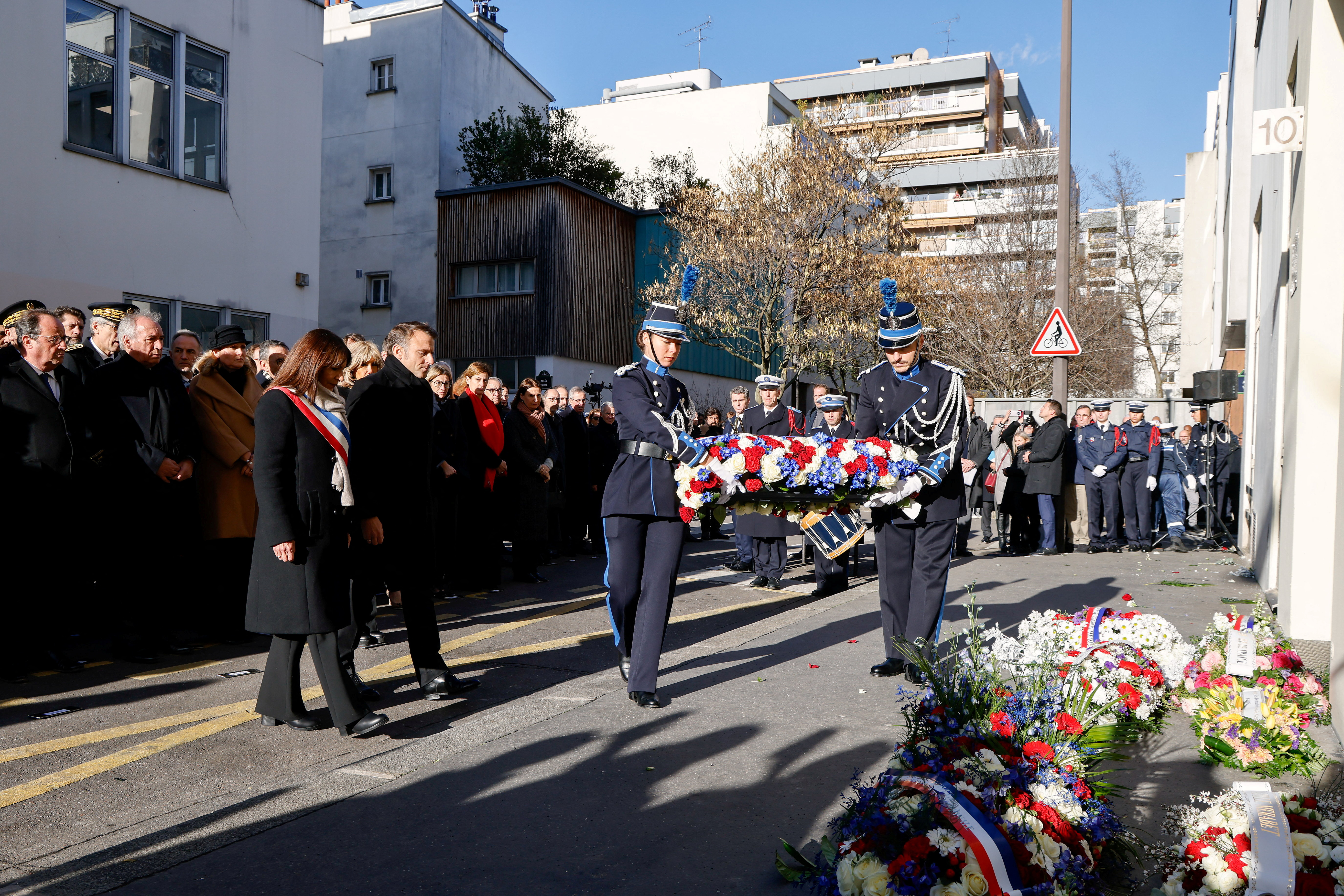 image France commemorates victims of Charlie Hebdo attacks 10 years on