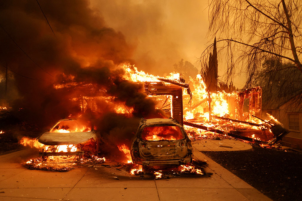 cover Los Angeles wildfires devour thousands of homes, death toll rises to 10
