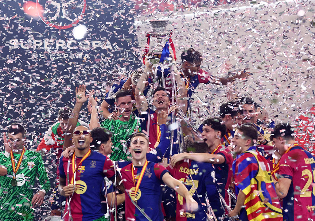 image Barcelona thrash Real 5-2 in Spanish Super Cup thriller