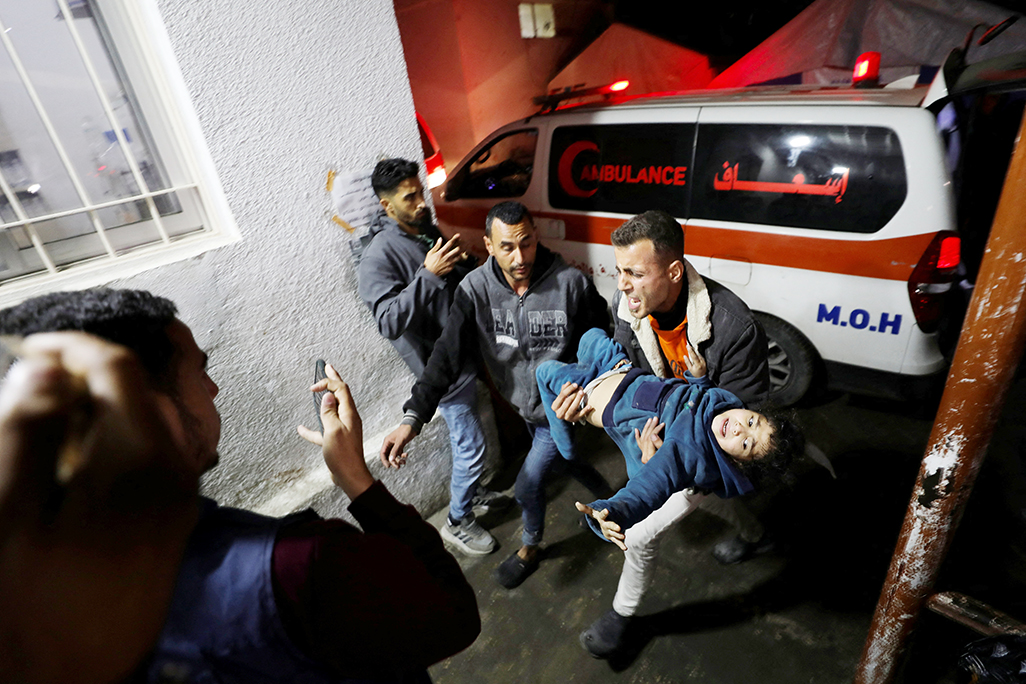 image Israel strikes in Gaza kill at least 70 after ceasefire accord