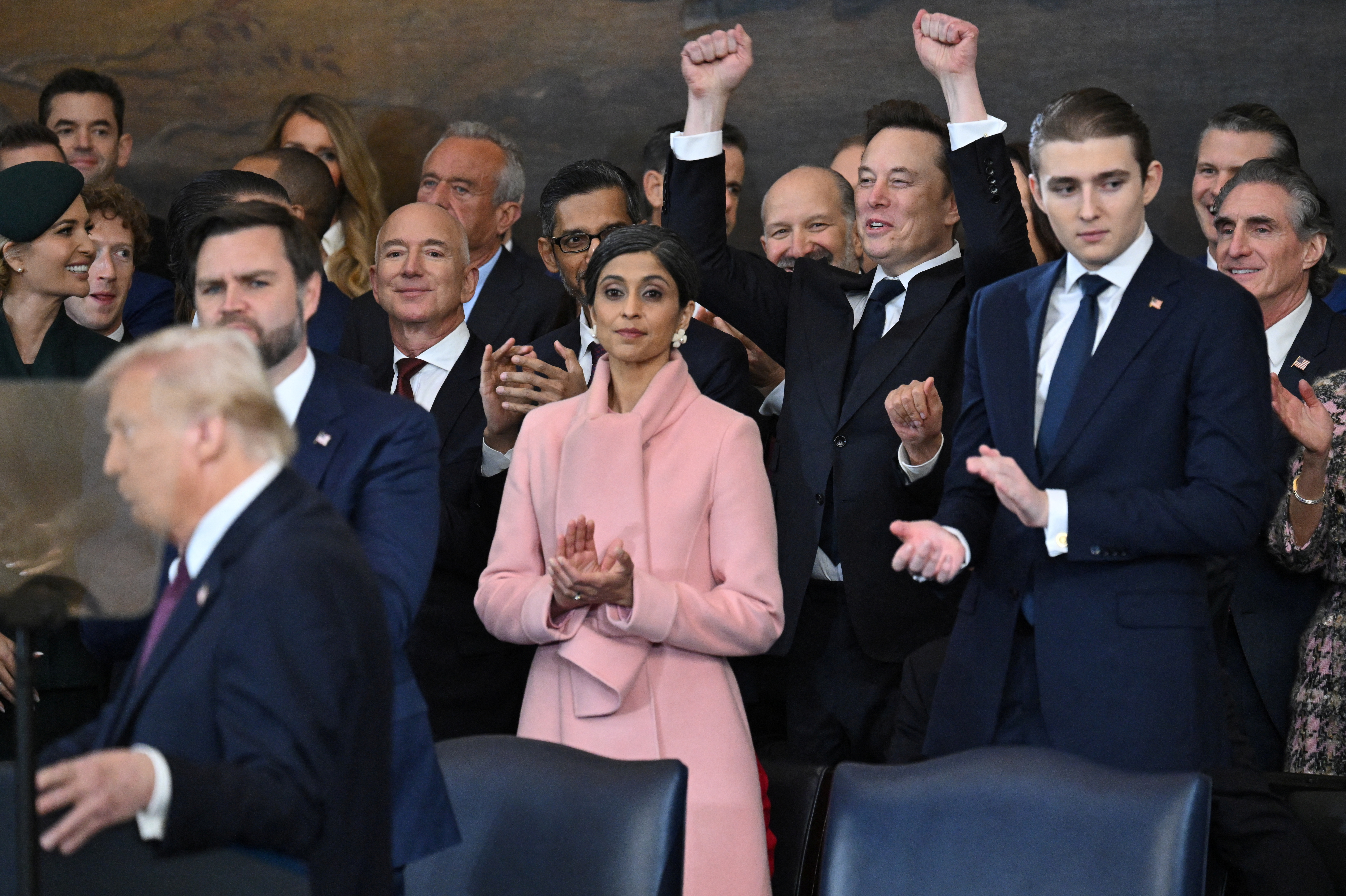 image Trump&#8217;s inauguration billionaires, CEOs: Ambani, Zuckerberg, Bezos attend church, ceremony