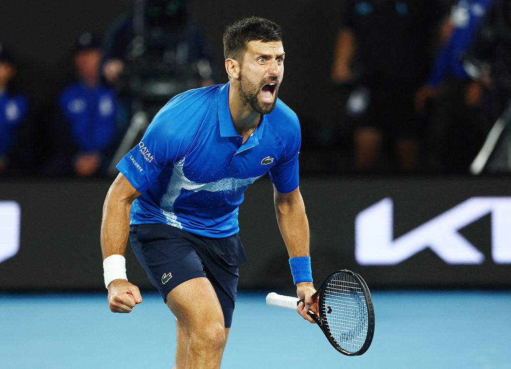 image Vintage Djokovic quells Alcaraz challenge to reach semis