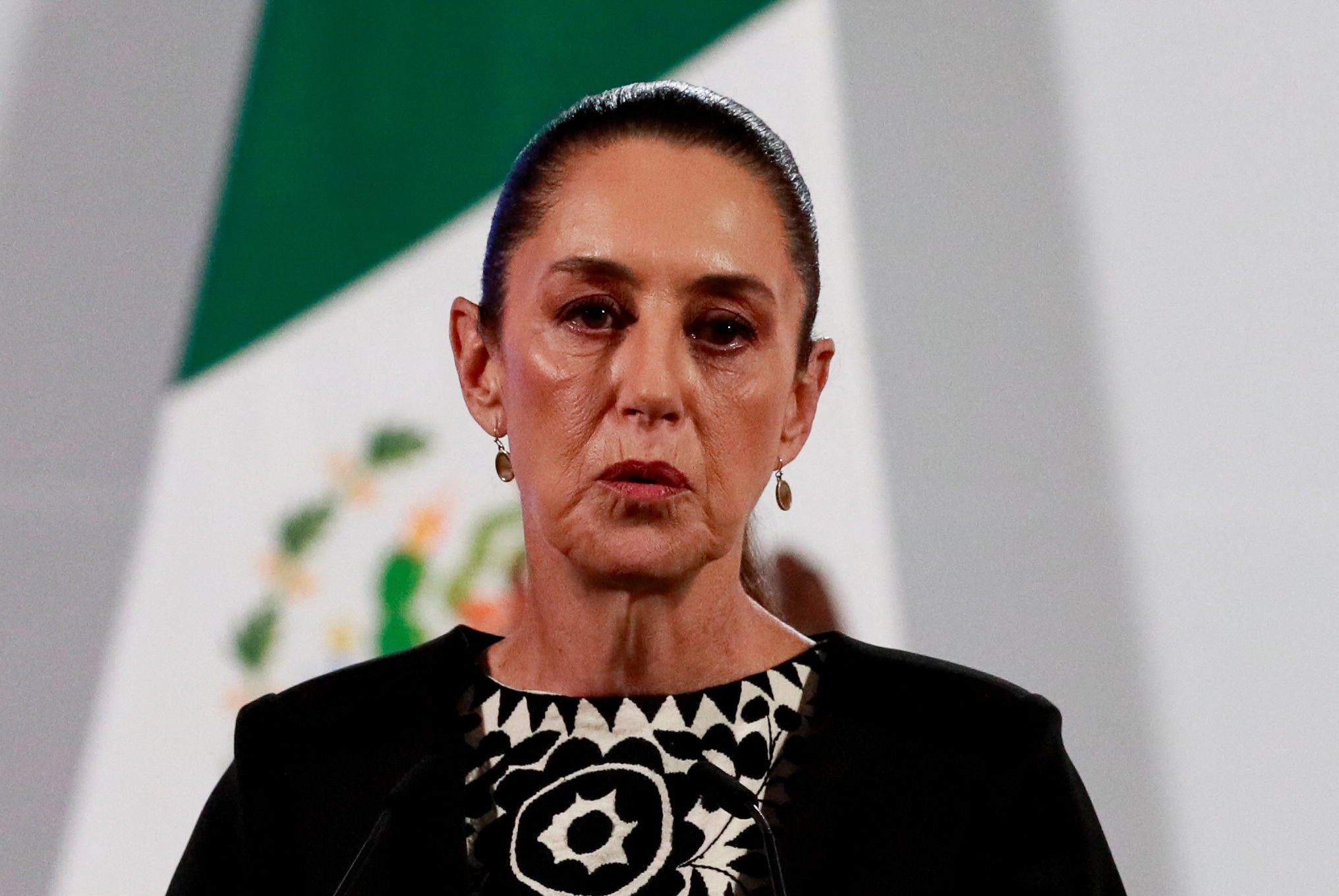 image LA protest violence ‘not the way forward’, says Mexico&#8217;s president