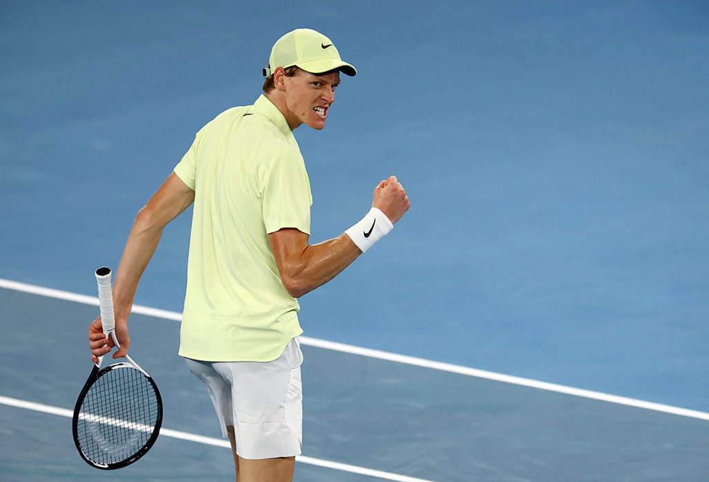 image Cramping Sinner subdues Shelton and returns to Australian Open final