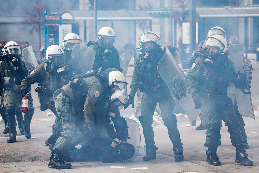 image Greek protesters demand justice over deadly 2023 train crash