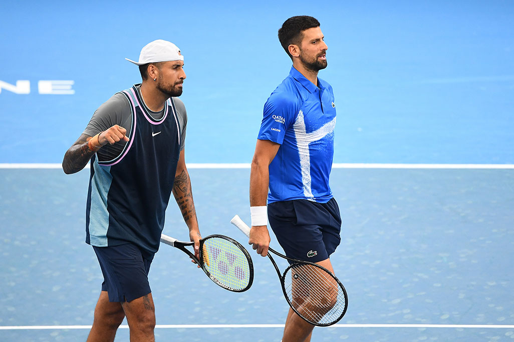 image End of Djokovic-Kyrgios doubles journey in Brisbane, Dimitrov advances