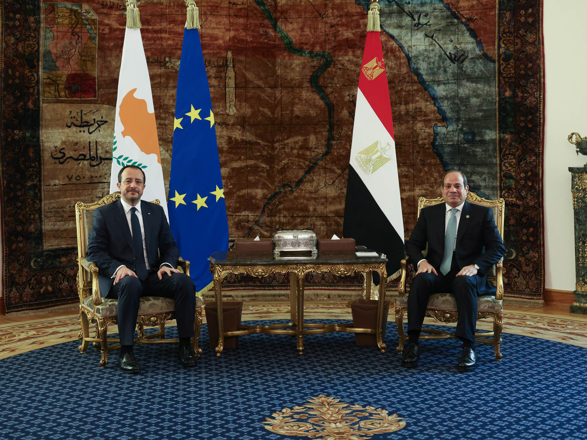 image Syria, energy focus of Christodoulides, El-Sisi meeting in Cairo