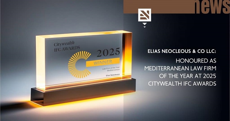 image 2025 Citywealth IFC Awards dub Elias Neocleous &amp; Co LLC Mediterranean Law Firm of the Year