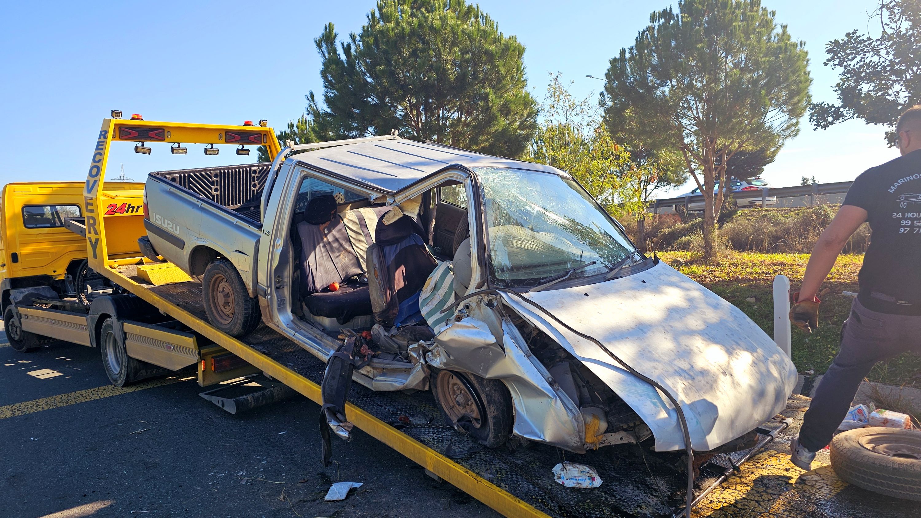 image Elderly driver dies in highway crash near Paphos