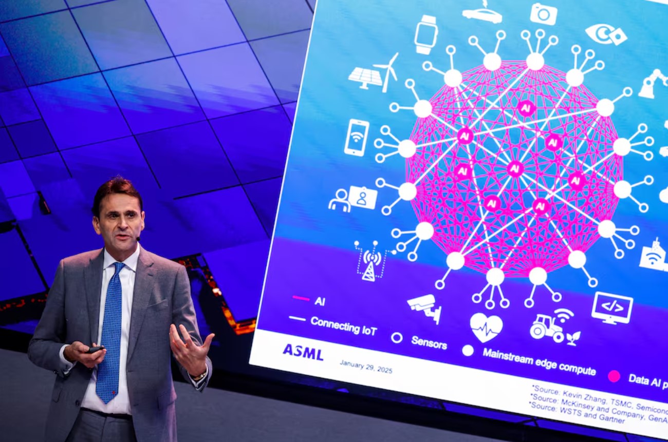 image Dutch chip firm ASML sees flood of orders amid AI boom