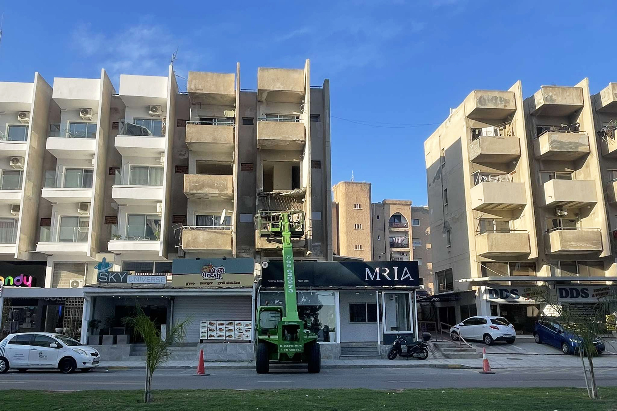 image Balcony collapses in Limassol tourist area
