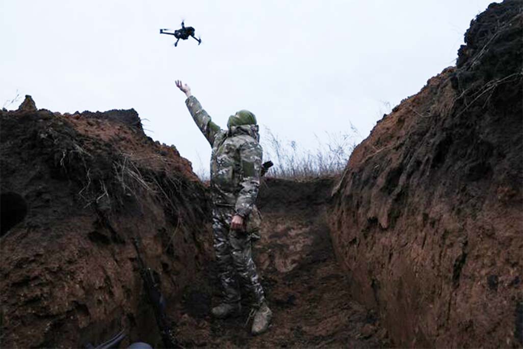 image Waves of Ukrainian drones target Russian power, oil facilities