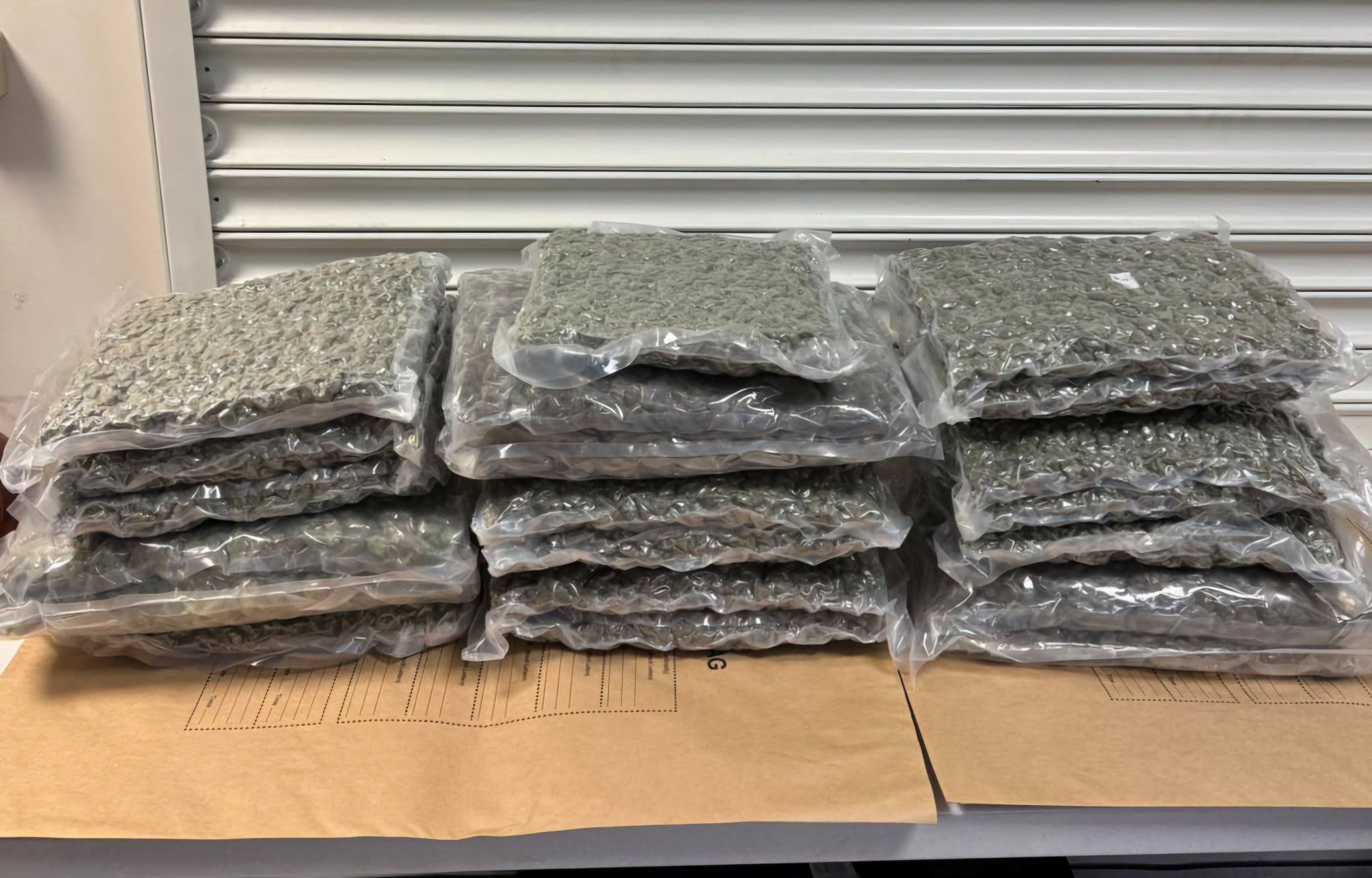 image Arrest after 22kg cannabis found at airport