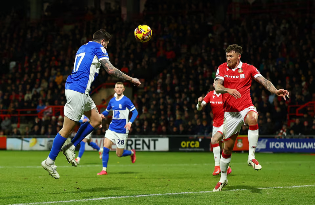 image Wrexham and Birmingham share spoils in Hollywood derby