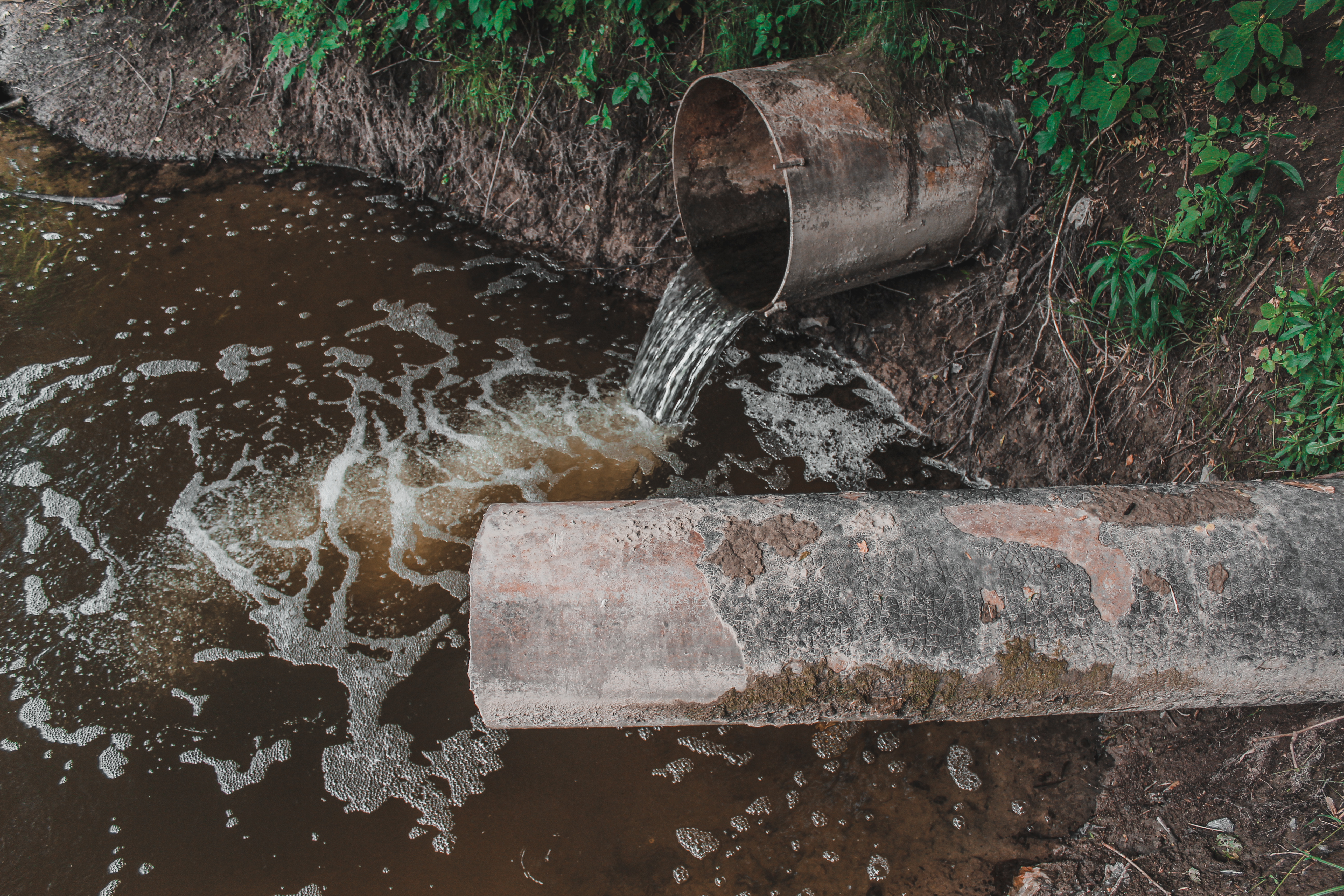 image Sewerage spill in Vati, source still unknown