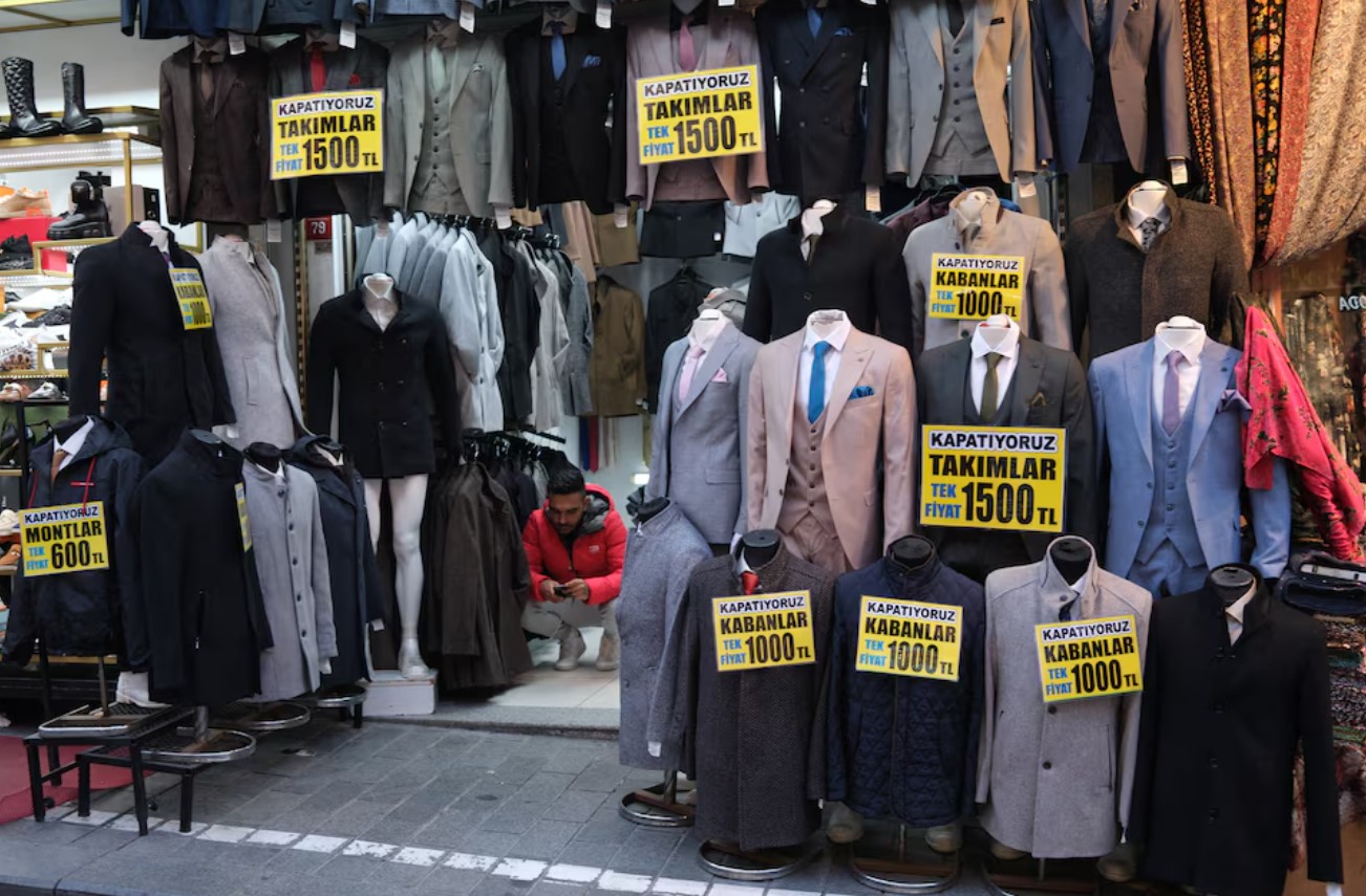 image Turkish inflation falls more than expected to 44 per cent