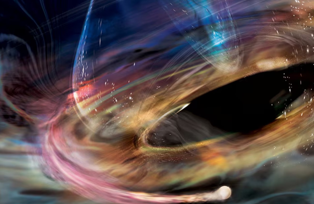 image Intrepid white dwarf has a close encounter with a massive black hole
