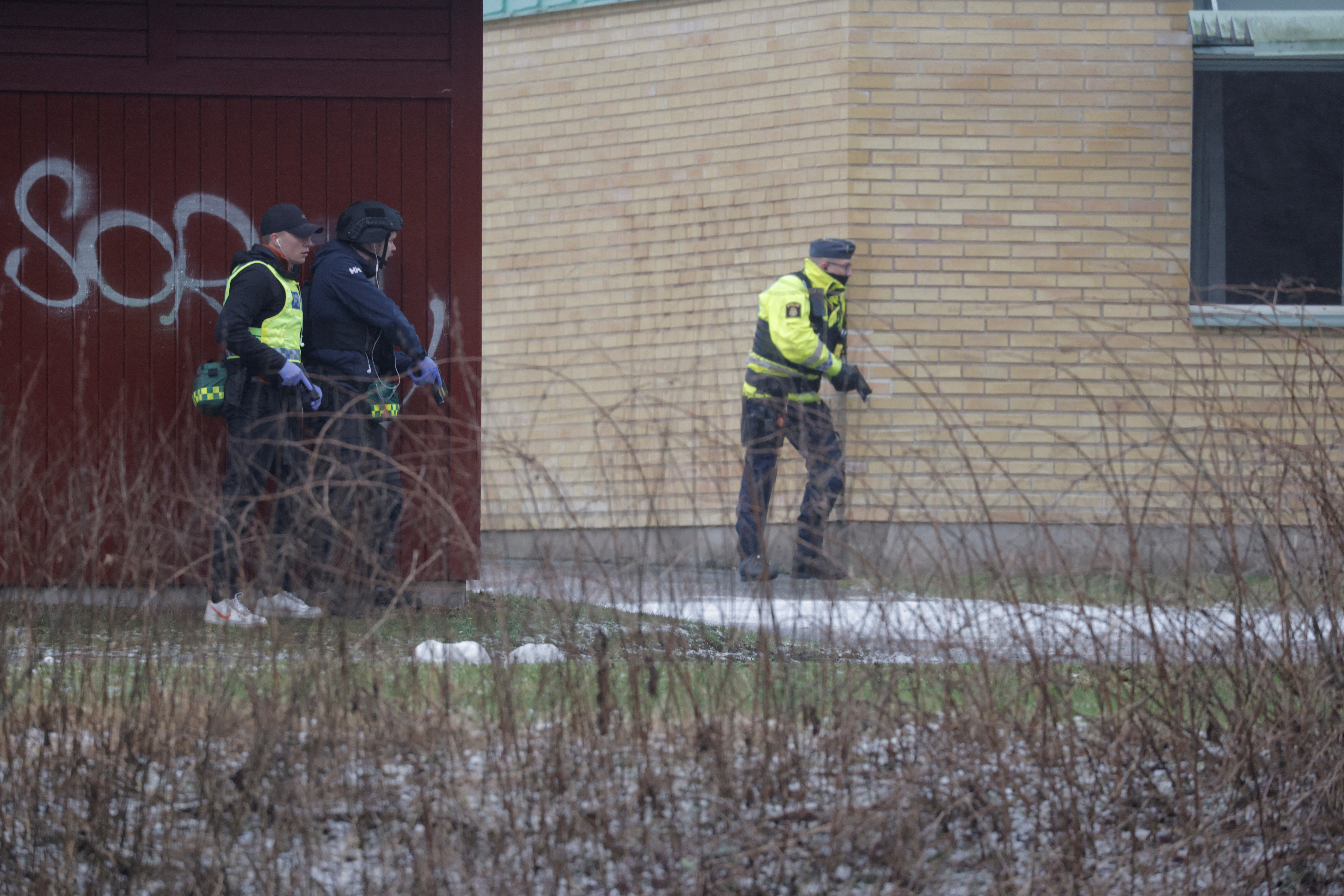 image Five people shot in attack at Swedish school for adults