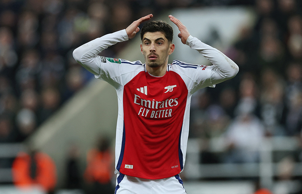 image Arsenal&#8217;s Havertz may be out for season with hamstring injury