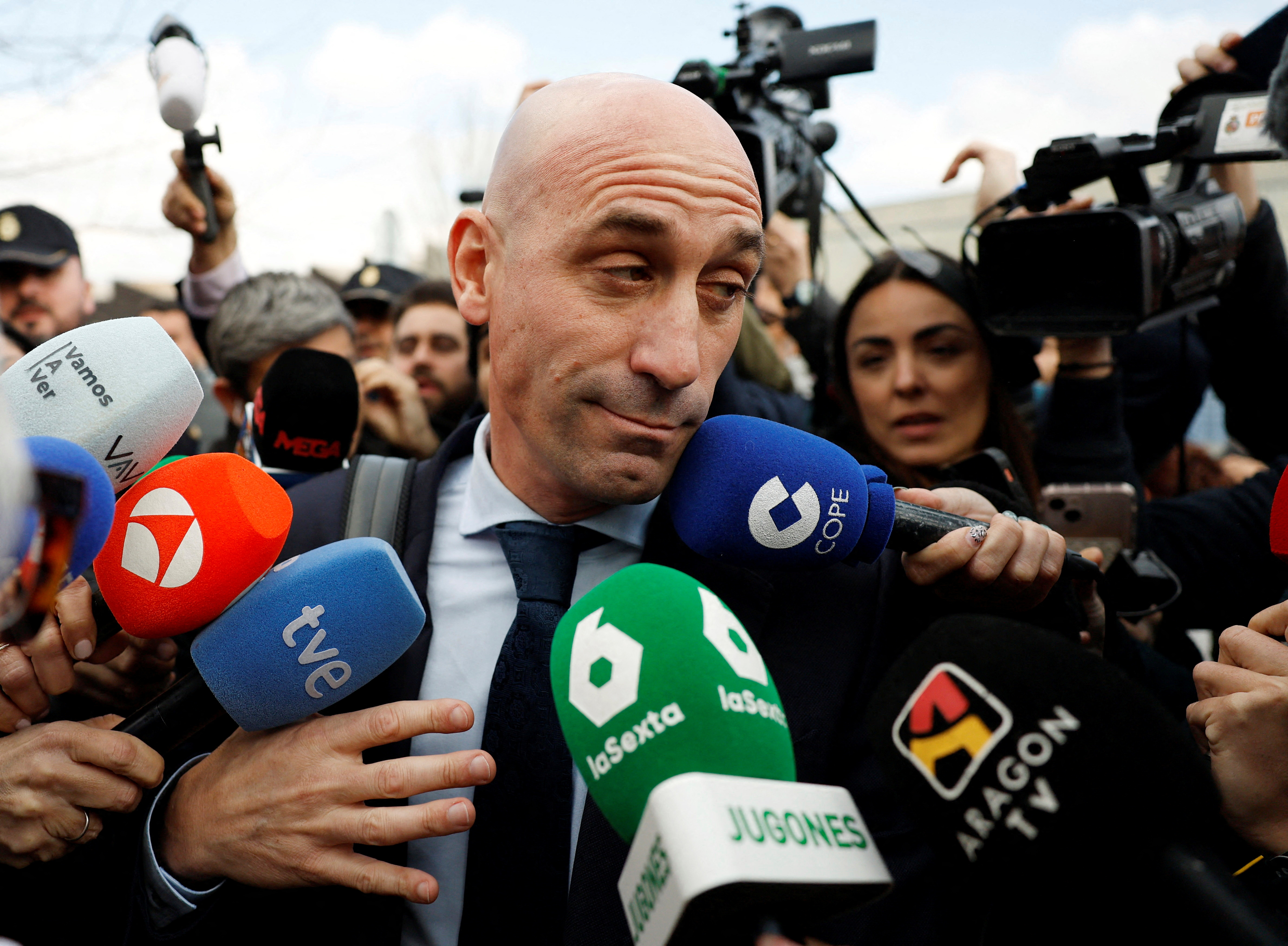 image Spain&#8217;s former soccer chief Rubiales says player Hermoso consented to kiss