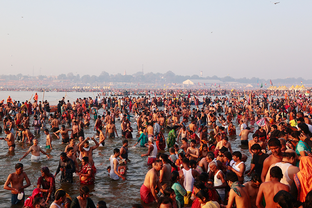 image Ten million Indians take holy dip on key day of Kumbh Mela festiva