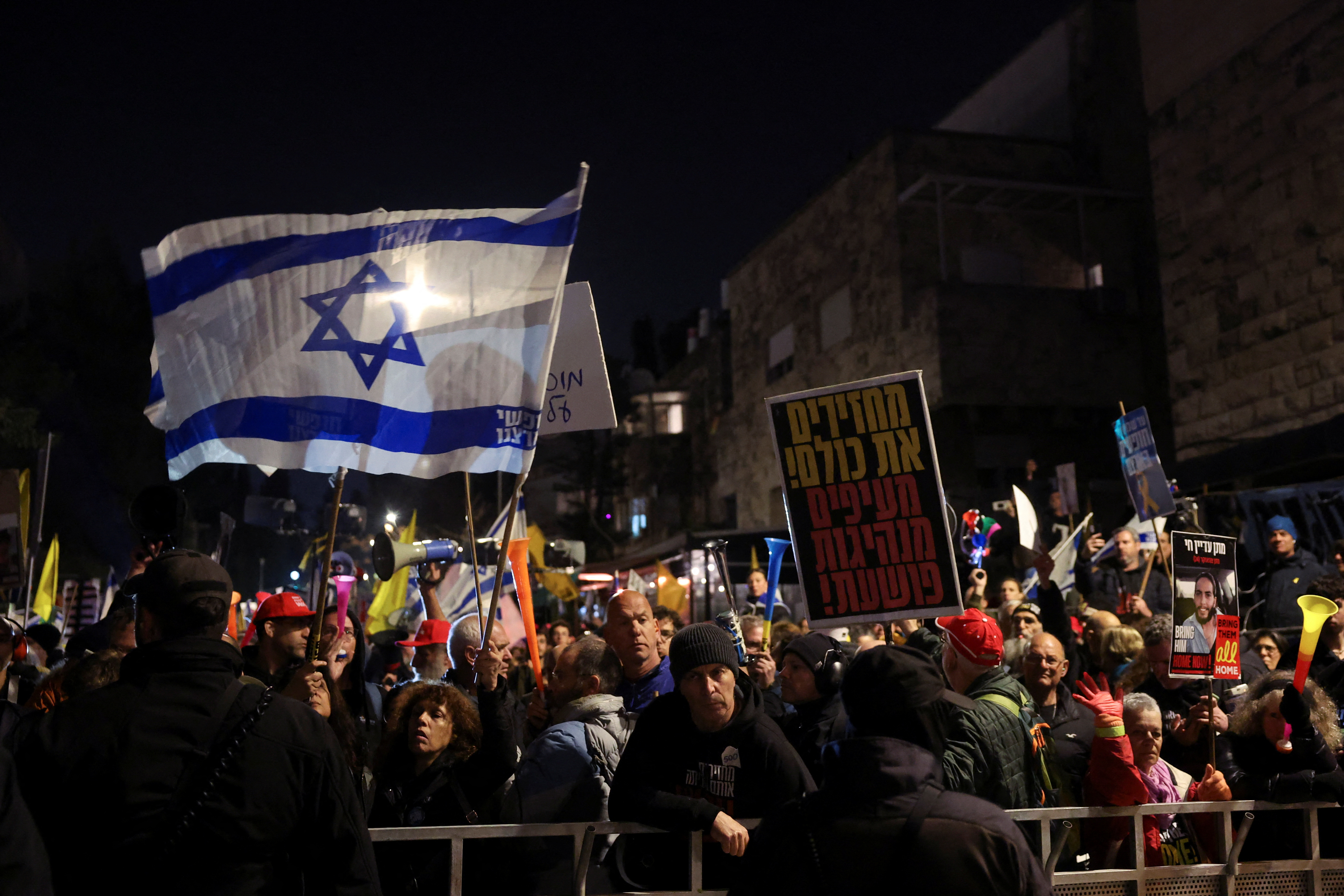 image Israel preparing to receive bodies of four hostages on Thursday, security official says