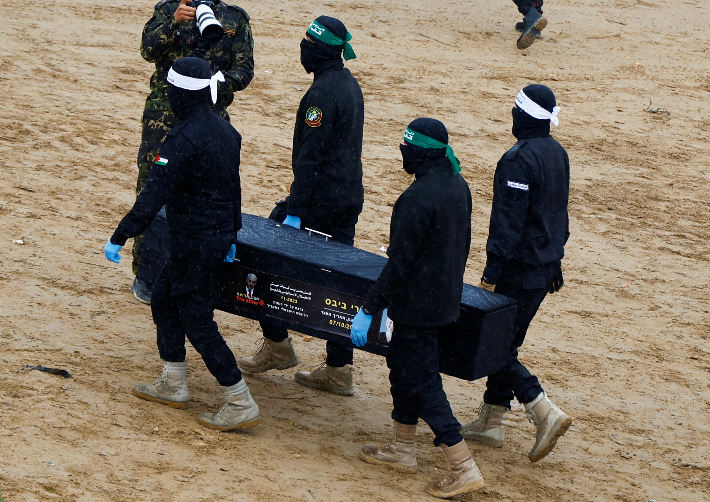 image Hamas hands over bodies of youngest Gaza hostages taken from Israel