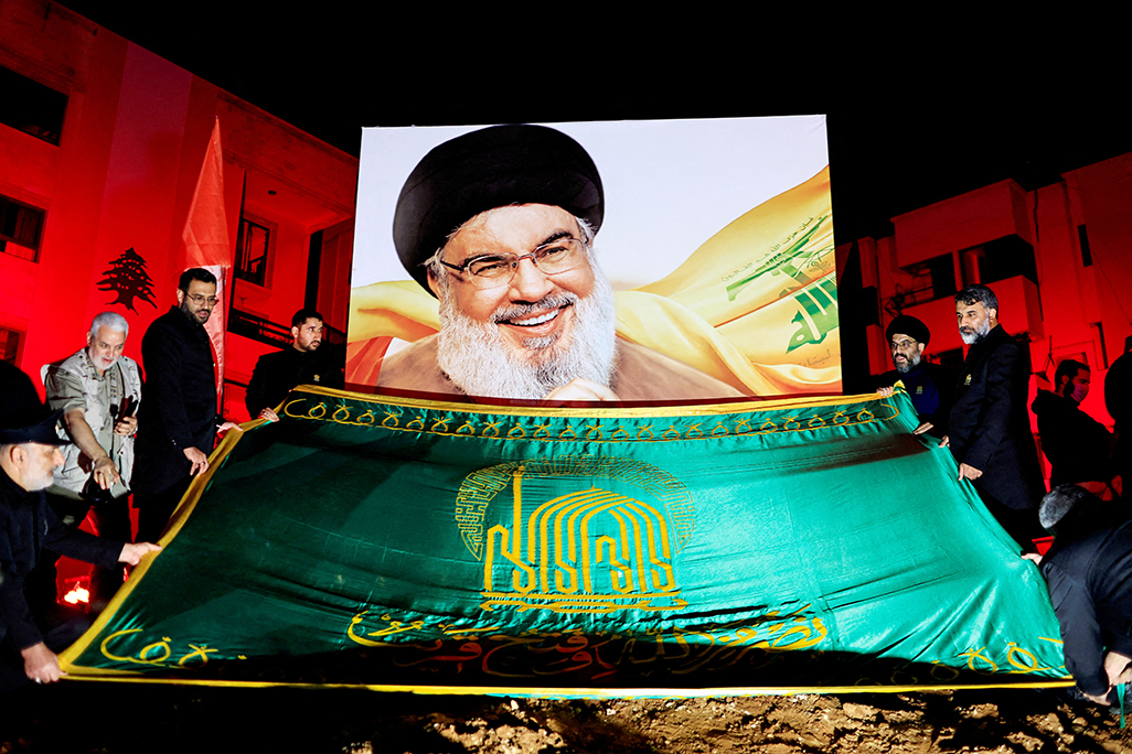 image Hezbollah to bury Nasrallah in mass funeral