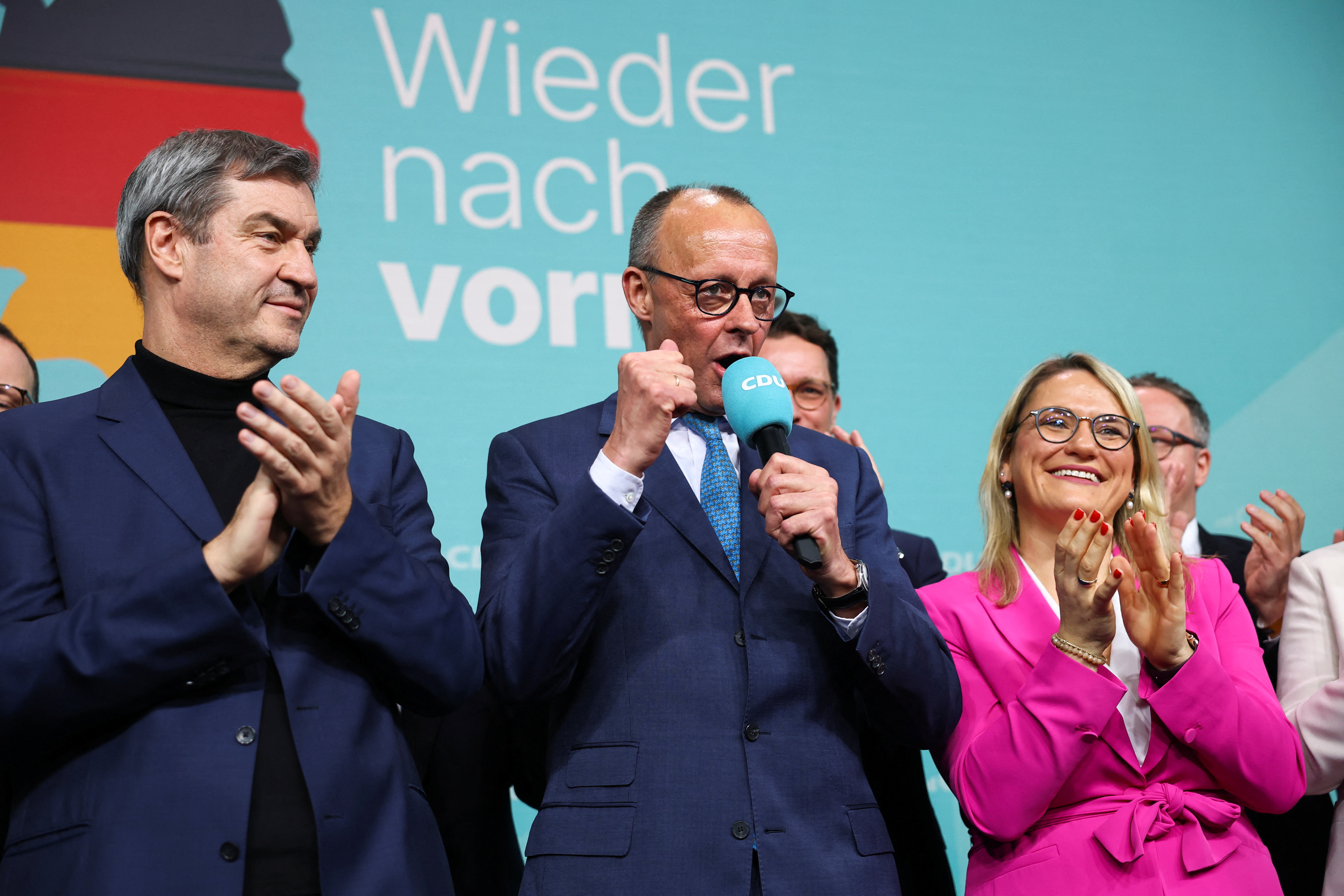 image Germany&#8217;s conservatives set to lead next coalition, far-right AfD surges