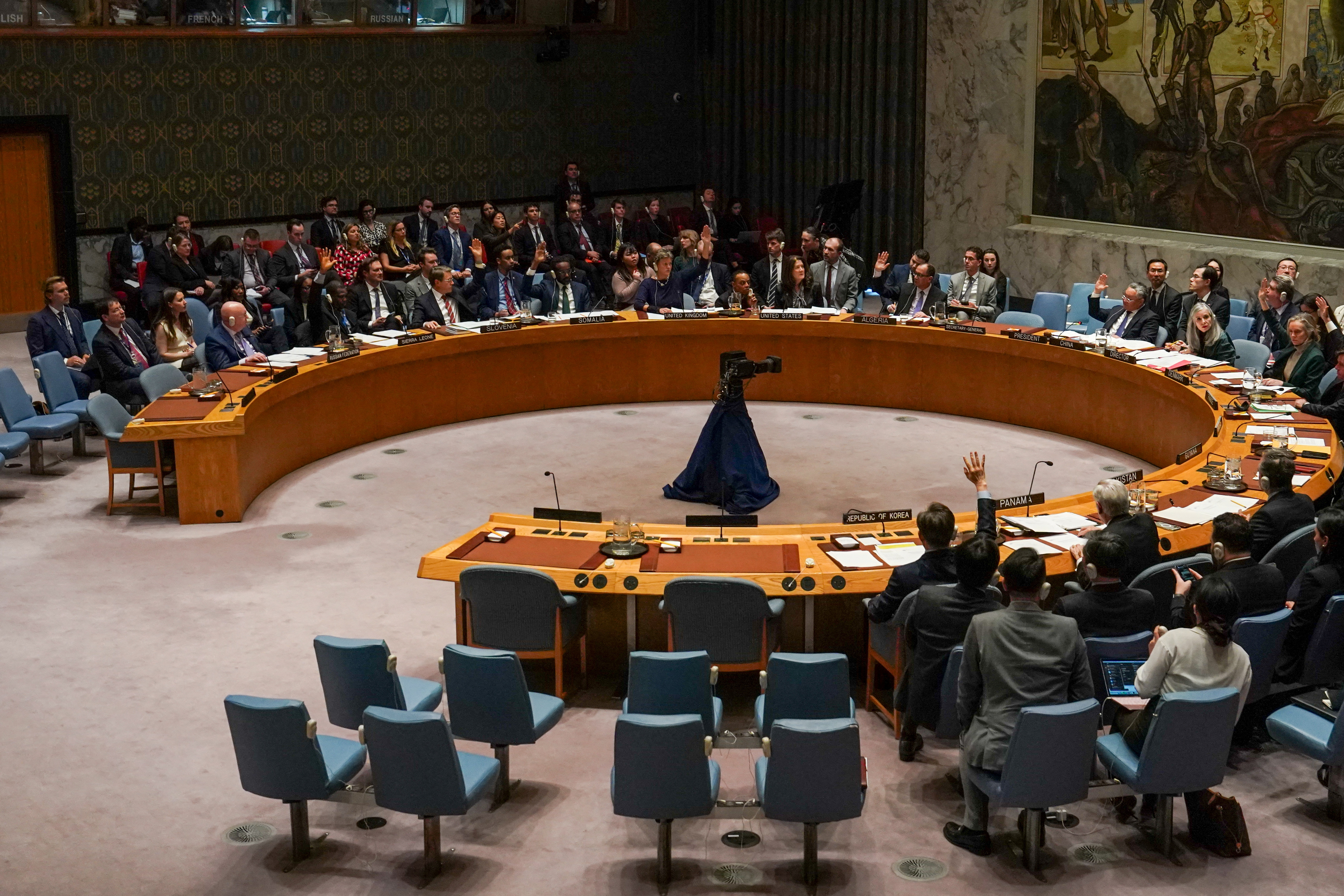image UN Security Council adopts neutral US stance on war in Ukraine as Trump pursues end to conflict